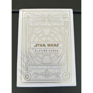 THEORY 11 STAR WARS LIGHT (WHITE) DECK OF PREMIUM PLAYING CARDS DISNEY NEW